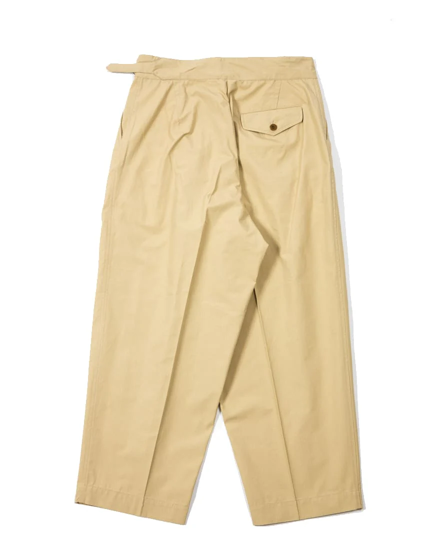 Double Pleats Relaxed Ripstop Pants - Image 9