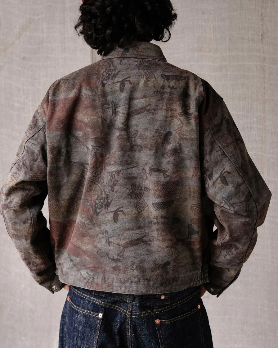 Duck Canvas Chore Jacket Totem Prints - Image 4