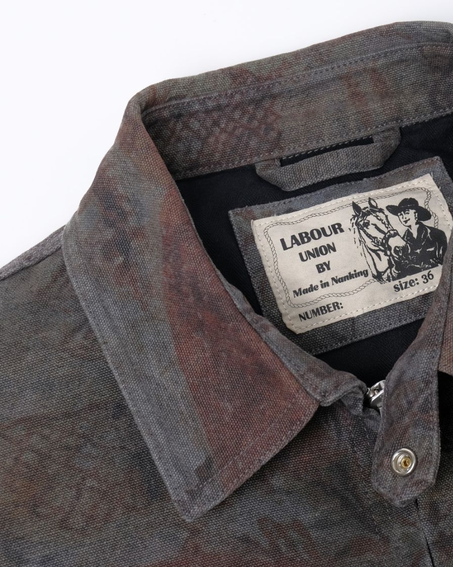 Duck Canvas Chore Jacket Totem Prints - Image 6
