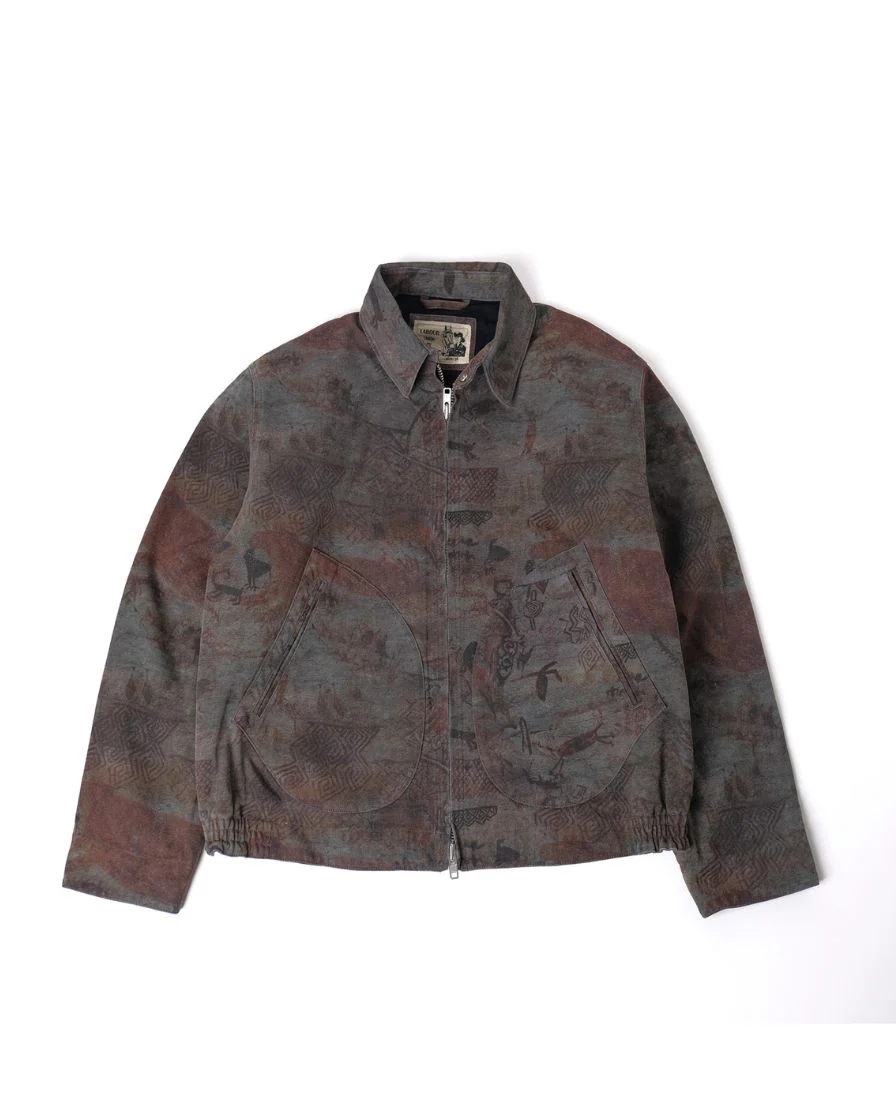 Duck Canvas Chore Jacket Totem Prints - Image 8