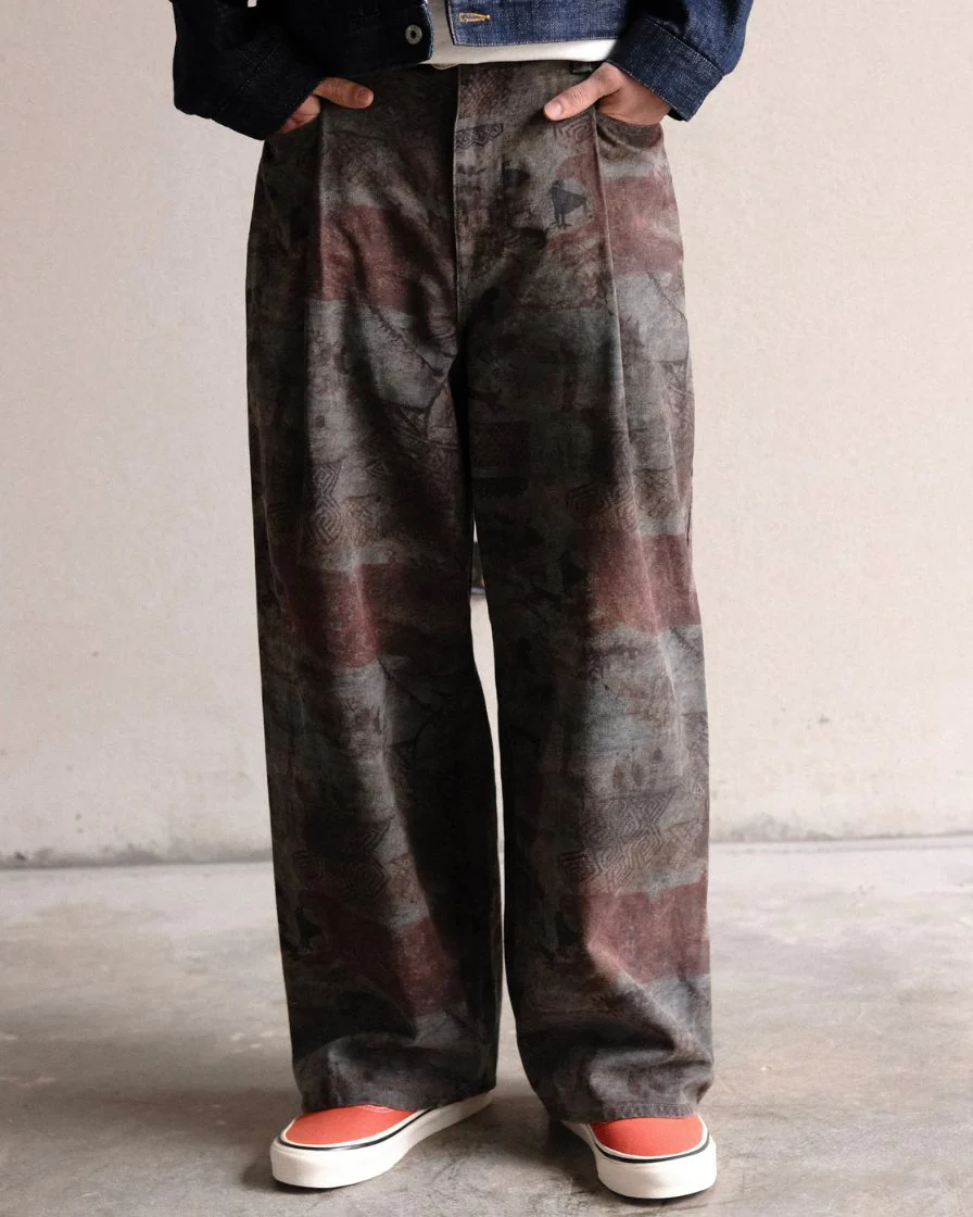 Duck Canvas Work Pants Totem Prints - Image 2