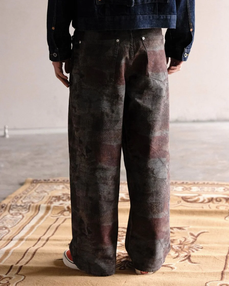 Duck Canvas Work Pants Totem Prints - Image 5