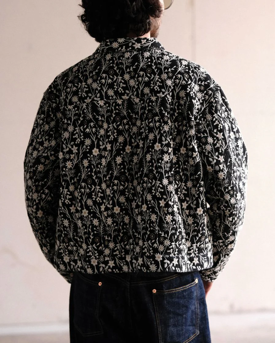 Embroidered Floral Blouson Jacket - Image 3