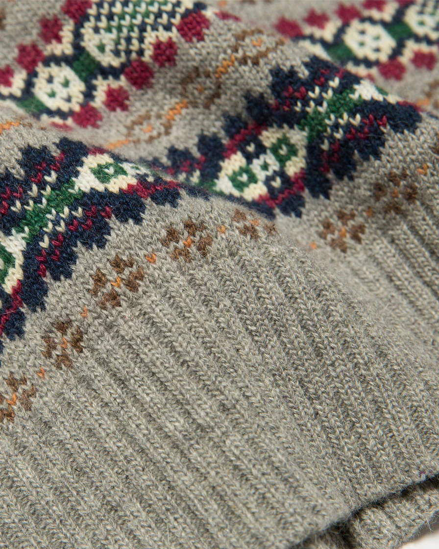 Fair Isle Jumper Grey - Image 5
