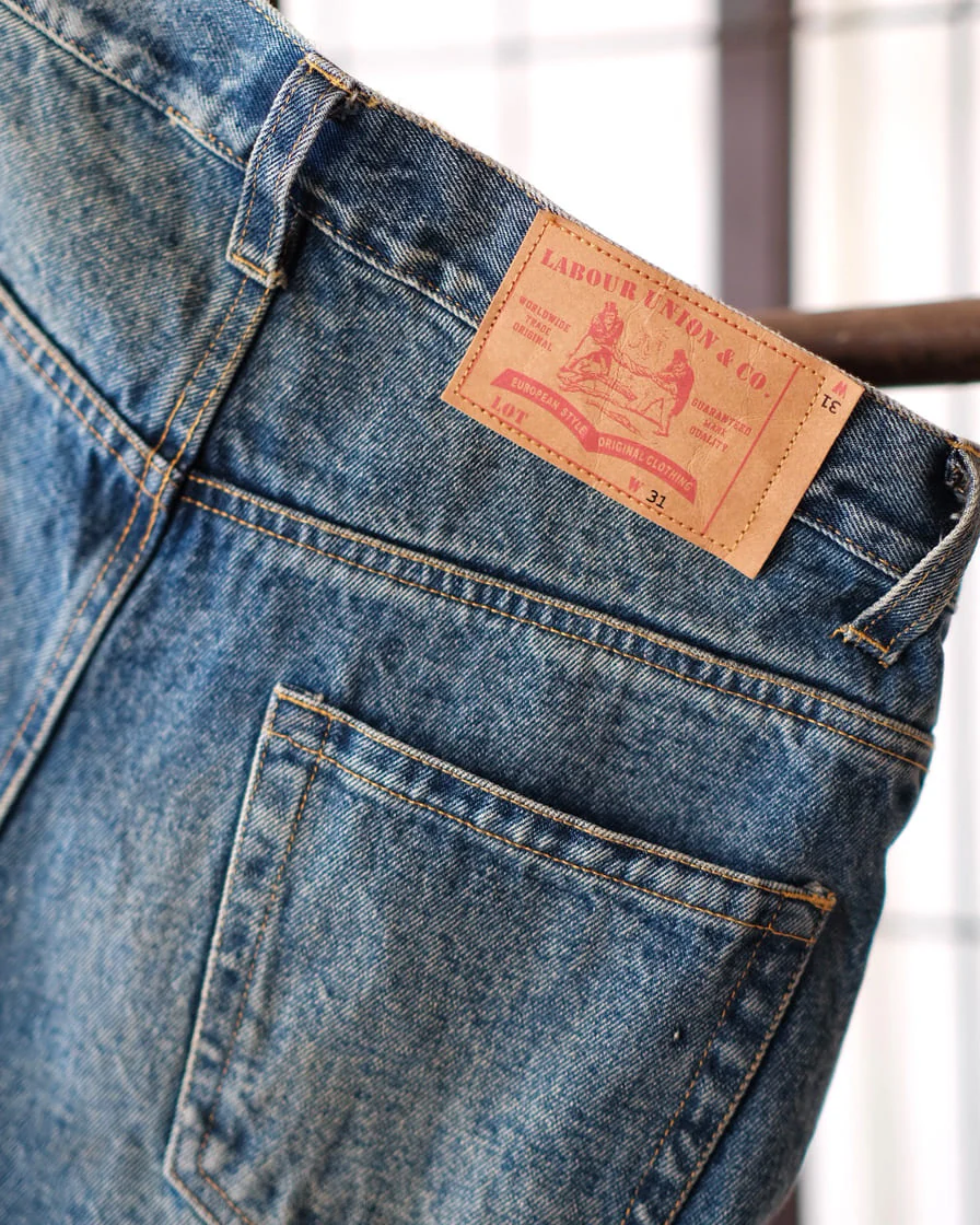 Flared Faded Jeans - Image 5