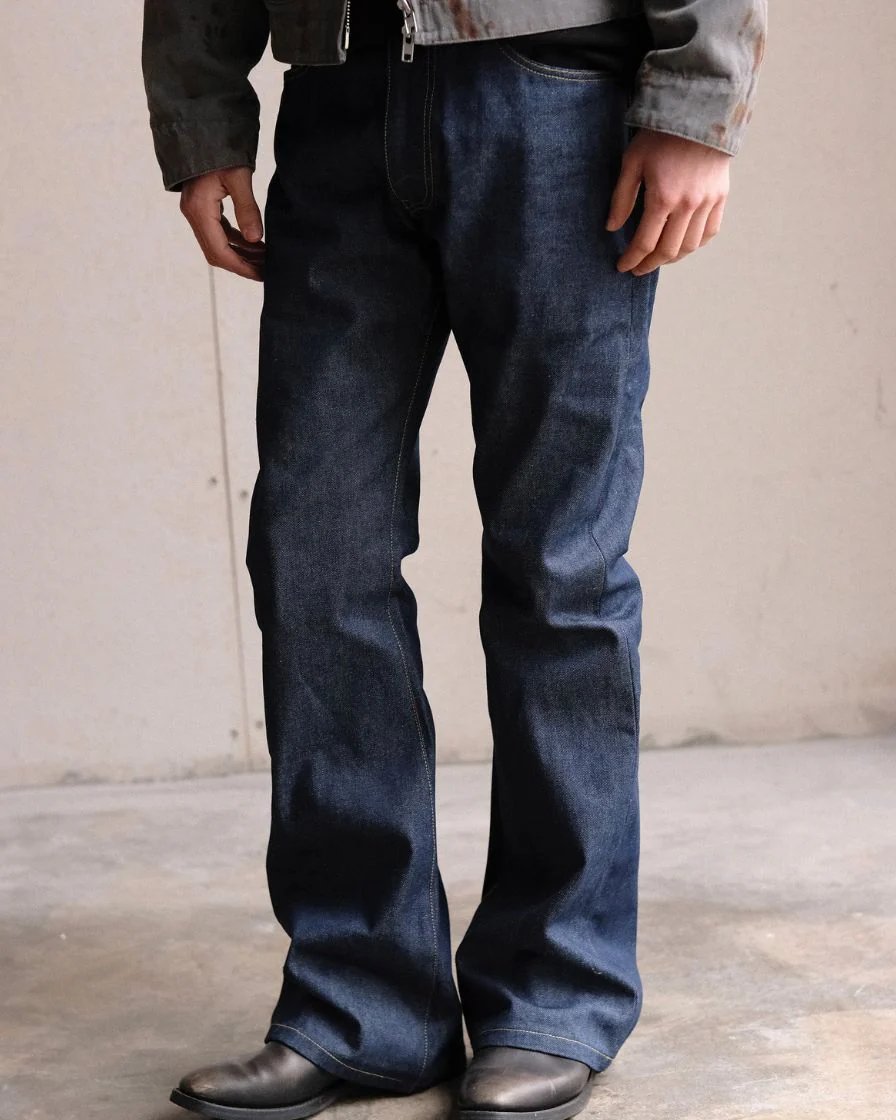 Flared Redline Selvedge Denim Jeans- 14.5oz - Image 2