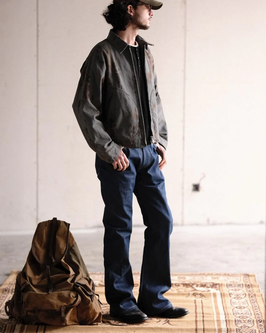 Flared Redline Selvedge Denim Jeans- 14.5oz - Image 4
