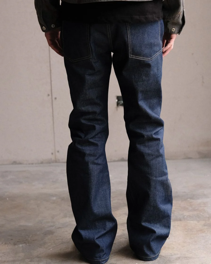 Flared Redline Selvedge Denim Jeans- 14.5oz - Image 5