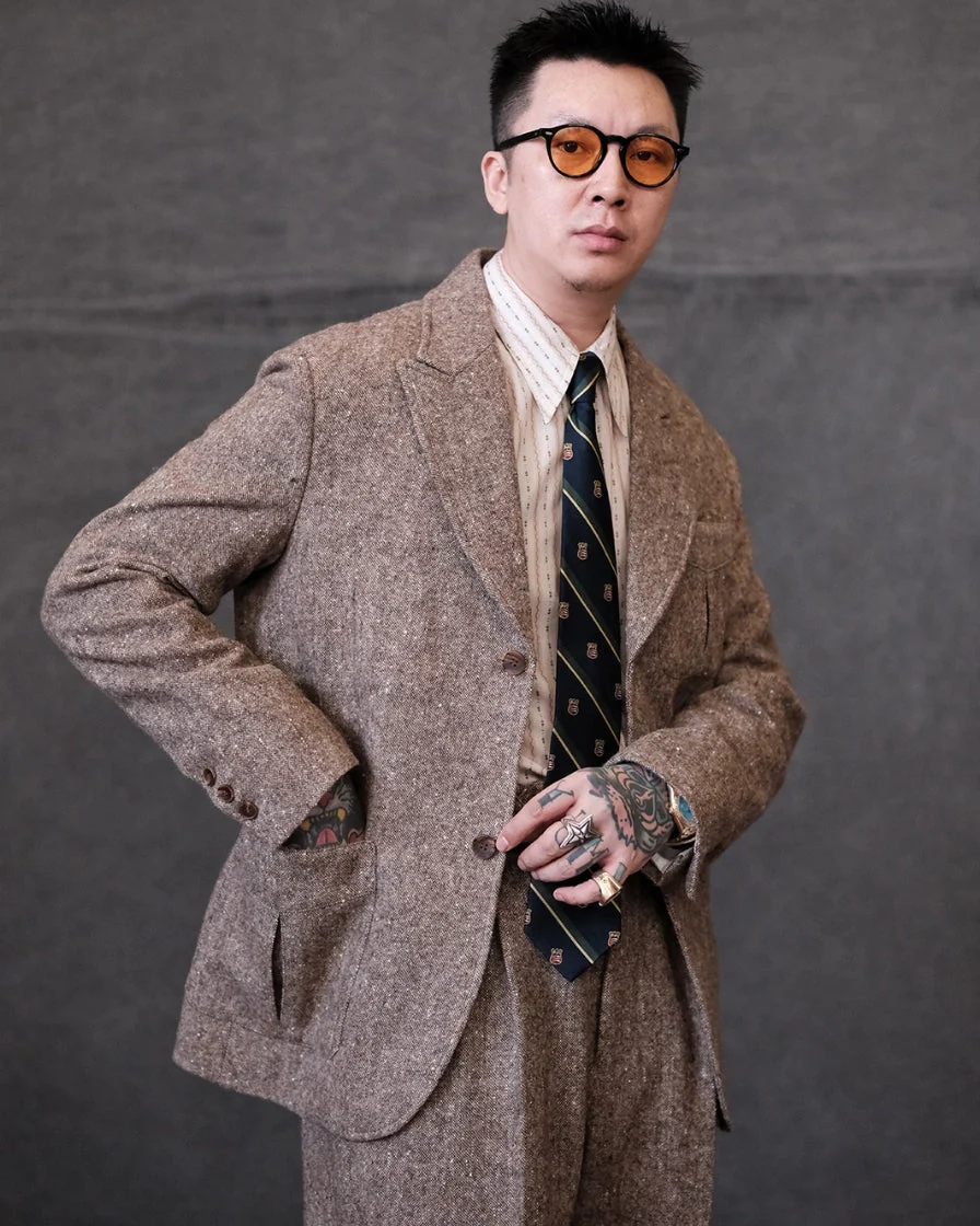 "Fortune Bag" Semi-peak Lapel Blazer - Image 3