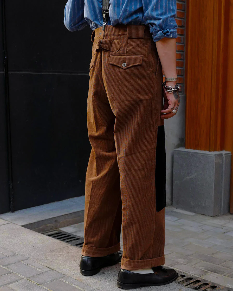 French Cotton Corduroy Trousers - Image 3