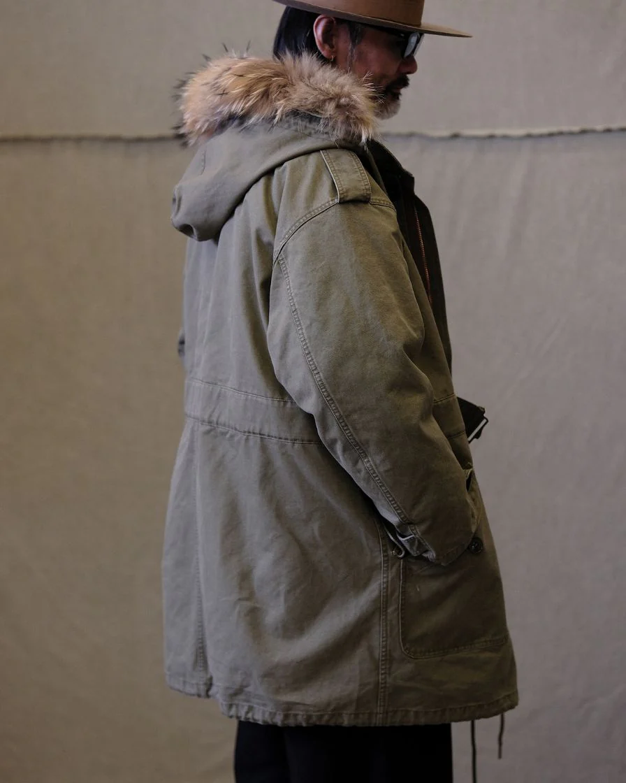 Fur-hooded Parka with Fleece Liner - Image 5