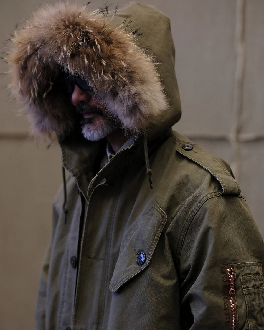 Fur-hooded Parka with Fleece Liner - Image 6