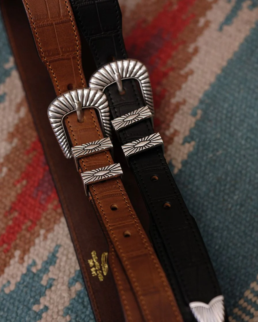 Genuine Cow Leather Ranger Belt (Four-metal-pieces Set) - Image 6