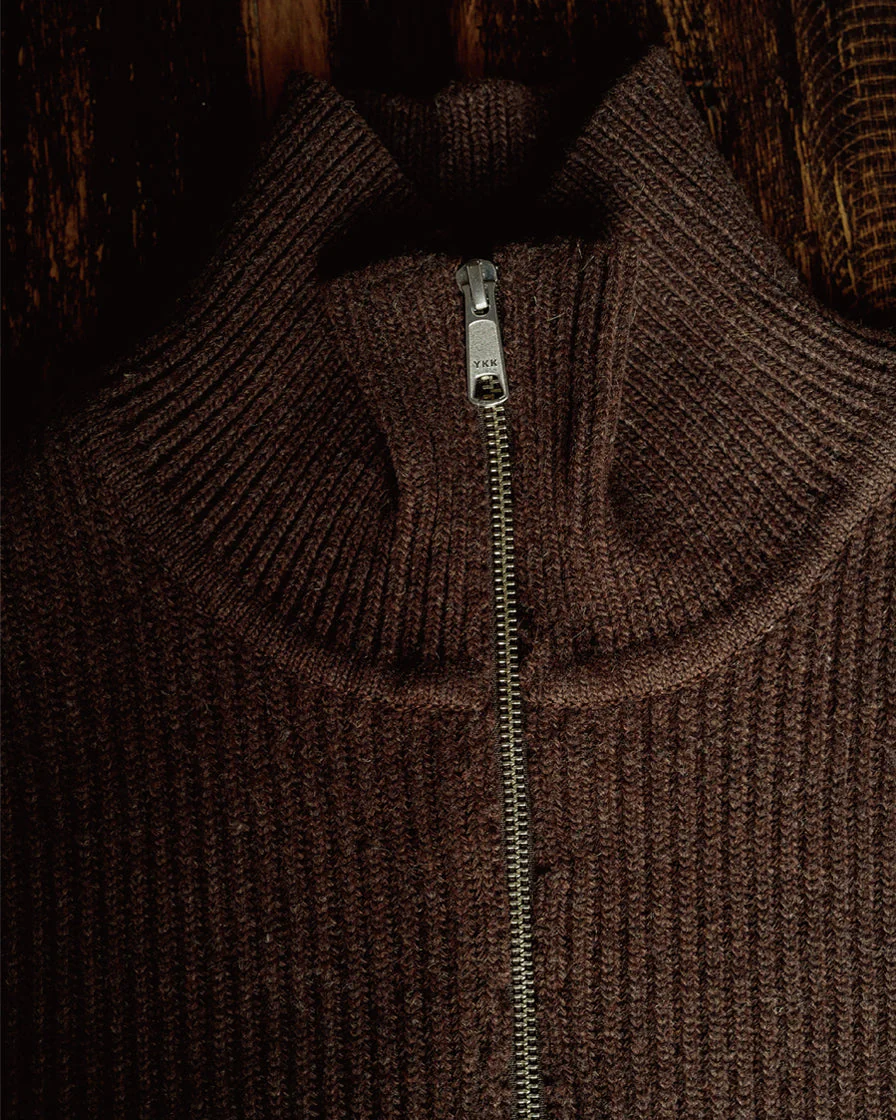 WW II British Navy Half Zip Jumper - Image 4