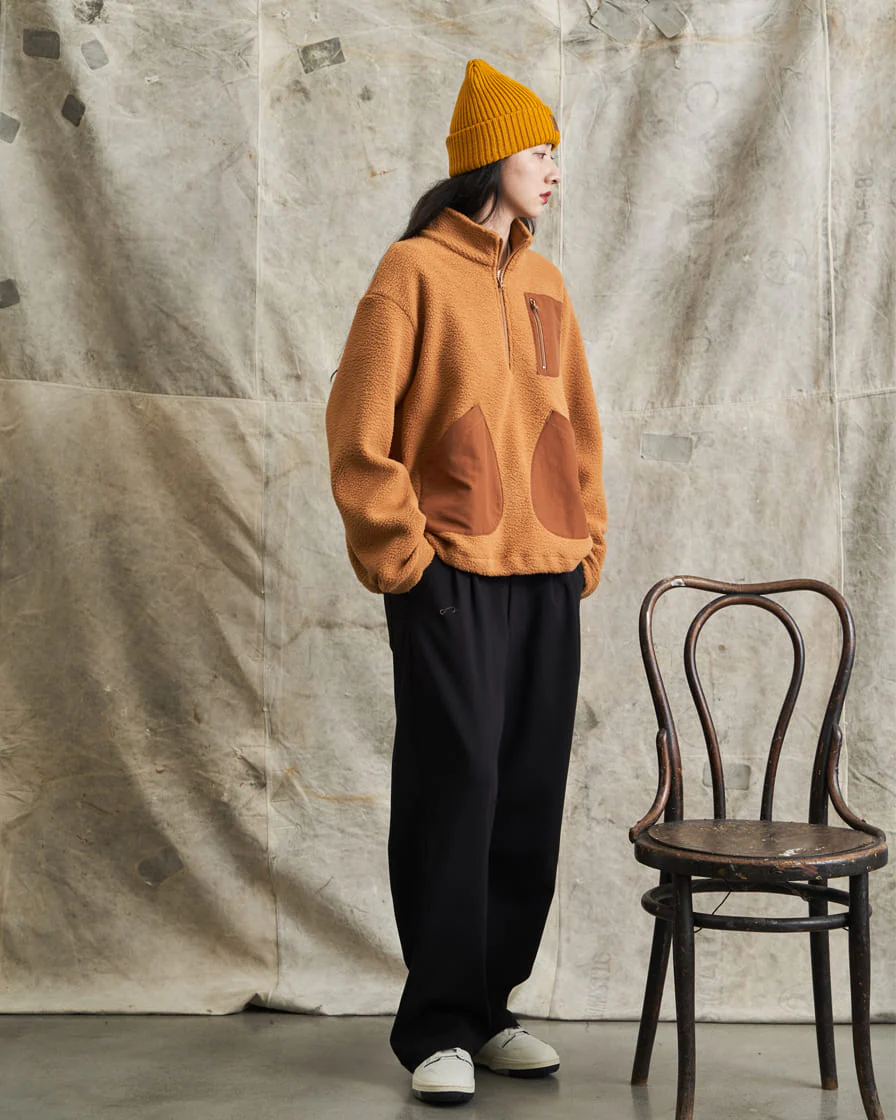 Half-zip Fleece Pullover Sweatshirts - Image 7