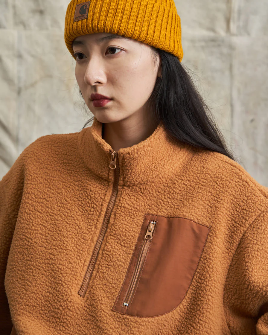 Half-zip Fleece Pullover Sweatshirts - Image 8