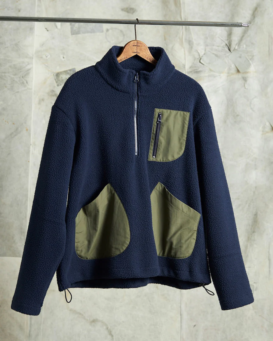Half-zip Fleece Pullover Sweatshirts - Image 9