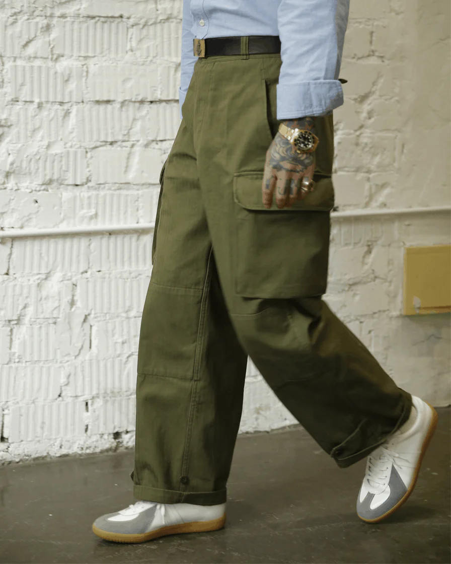 HBT French Army M47 Cargo Trousers - Image 3