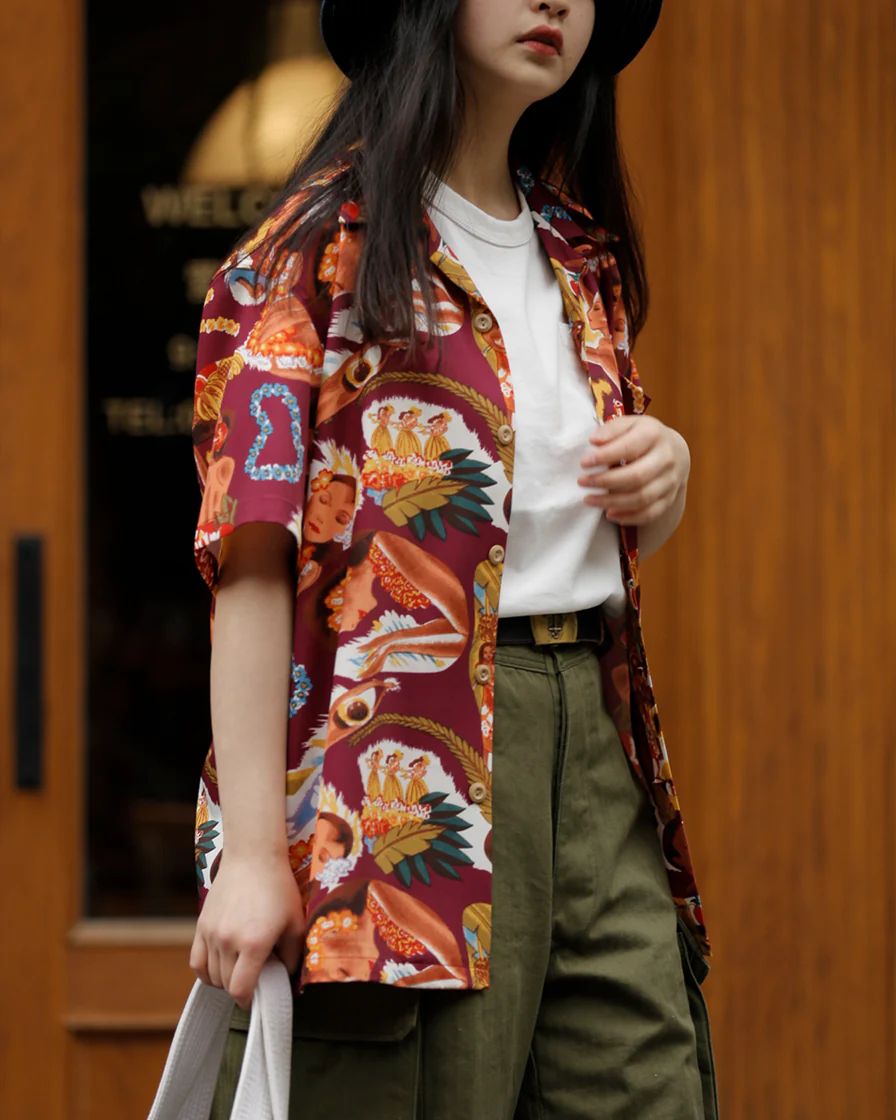 Hula Girl Aloha Shirt - Image 5