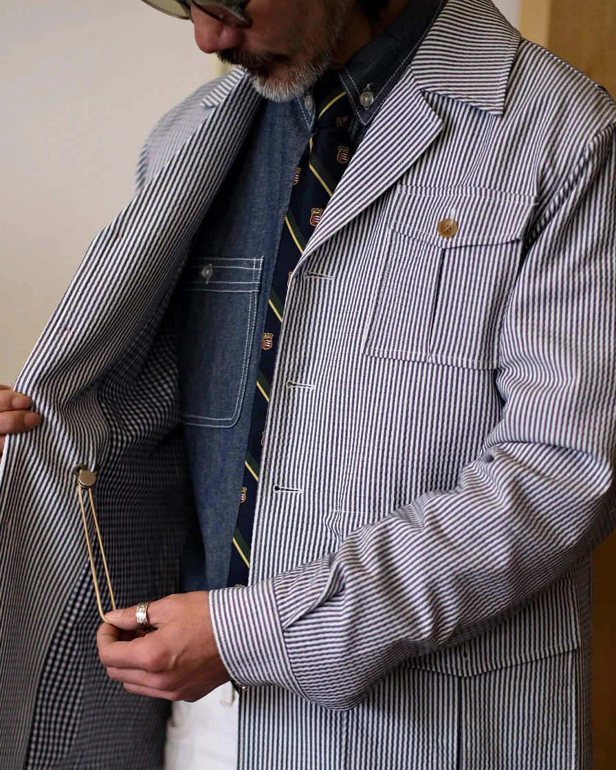 Hunting Jacket Hikcory Stripe - Image 4