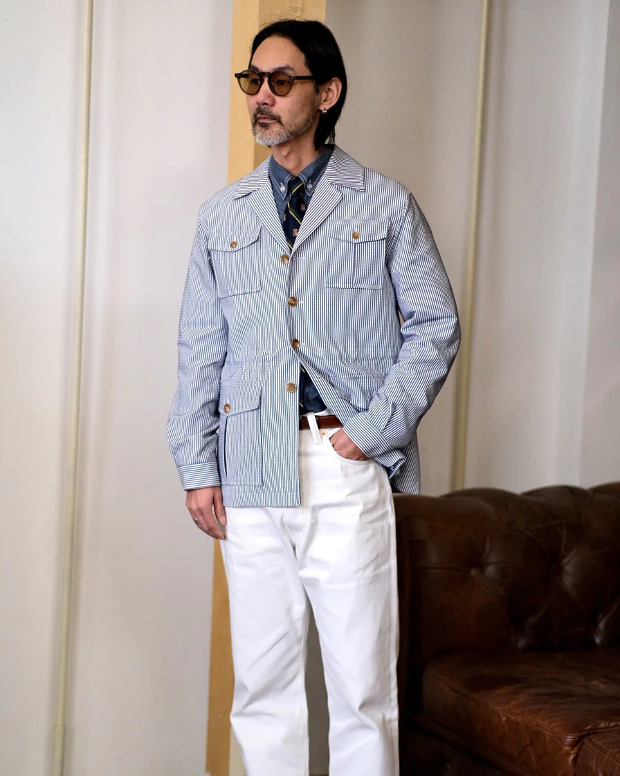 Hunting Jacket Hikcory Stripe - Image 5