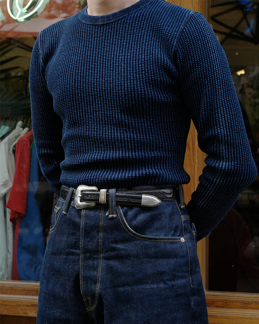 Indigo Waffle Sweatershirts - Image 3