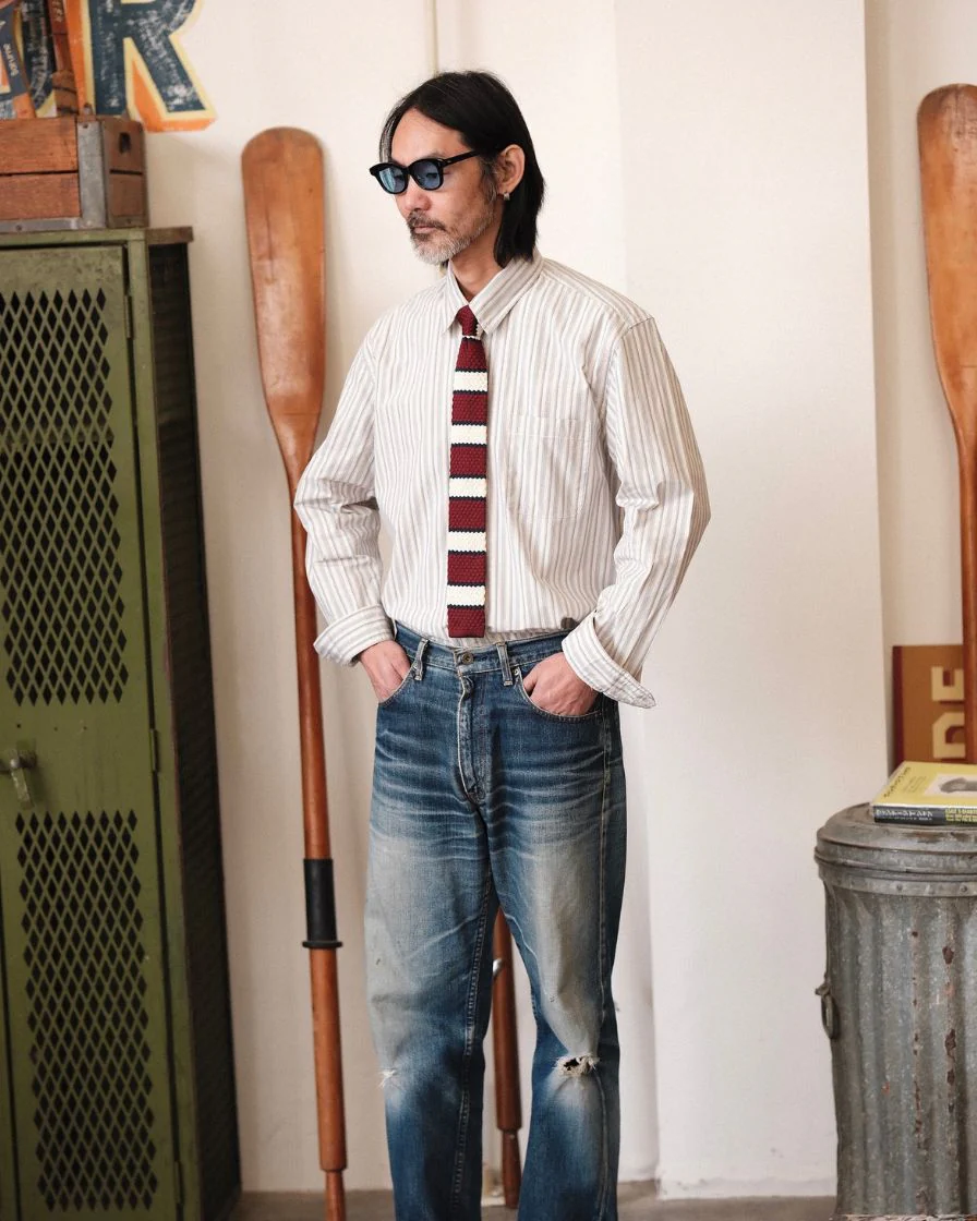 Ivy Striped Knitting Tie - Image 3