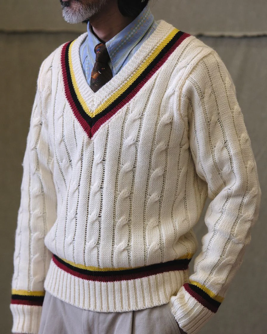 Tennis Sweater Cable Knit - Image 2