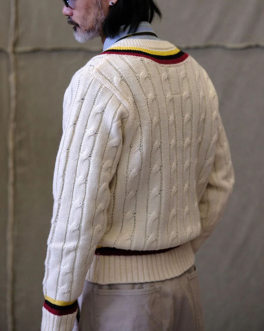 Tennis Sweater Cable Knit - Image 4