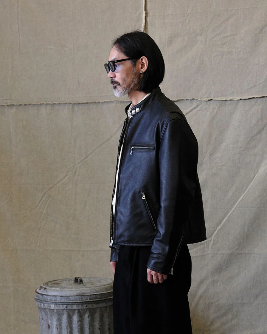 j100 racer leather jacket - Image 3