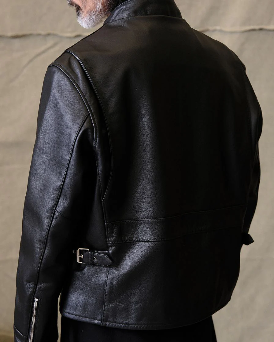 j100 racer leather jacket - Image 5