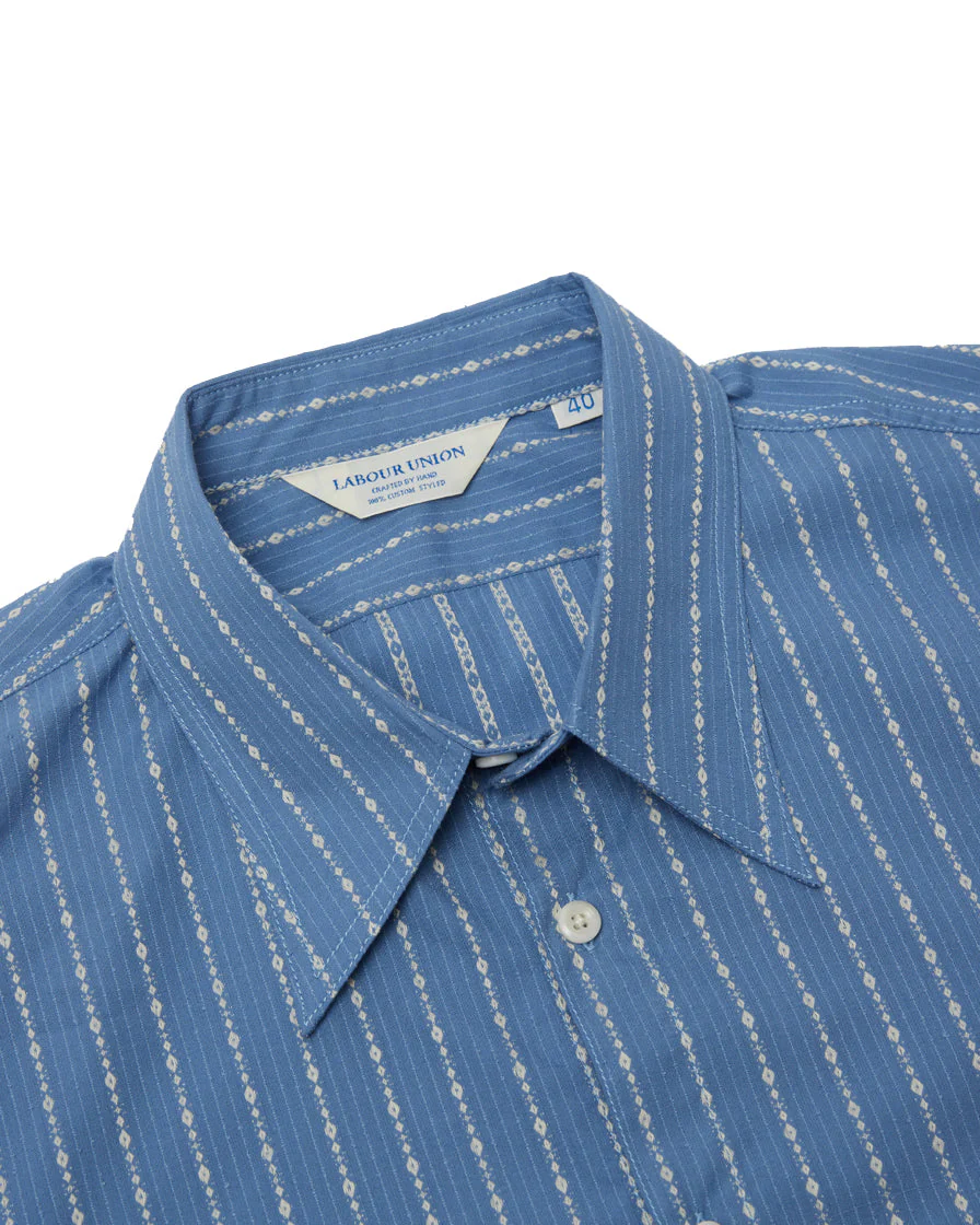 Jacquard Shirt Ver.02 Blue - Image 5