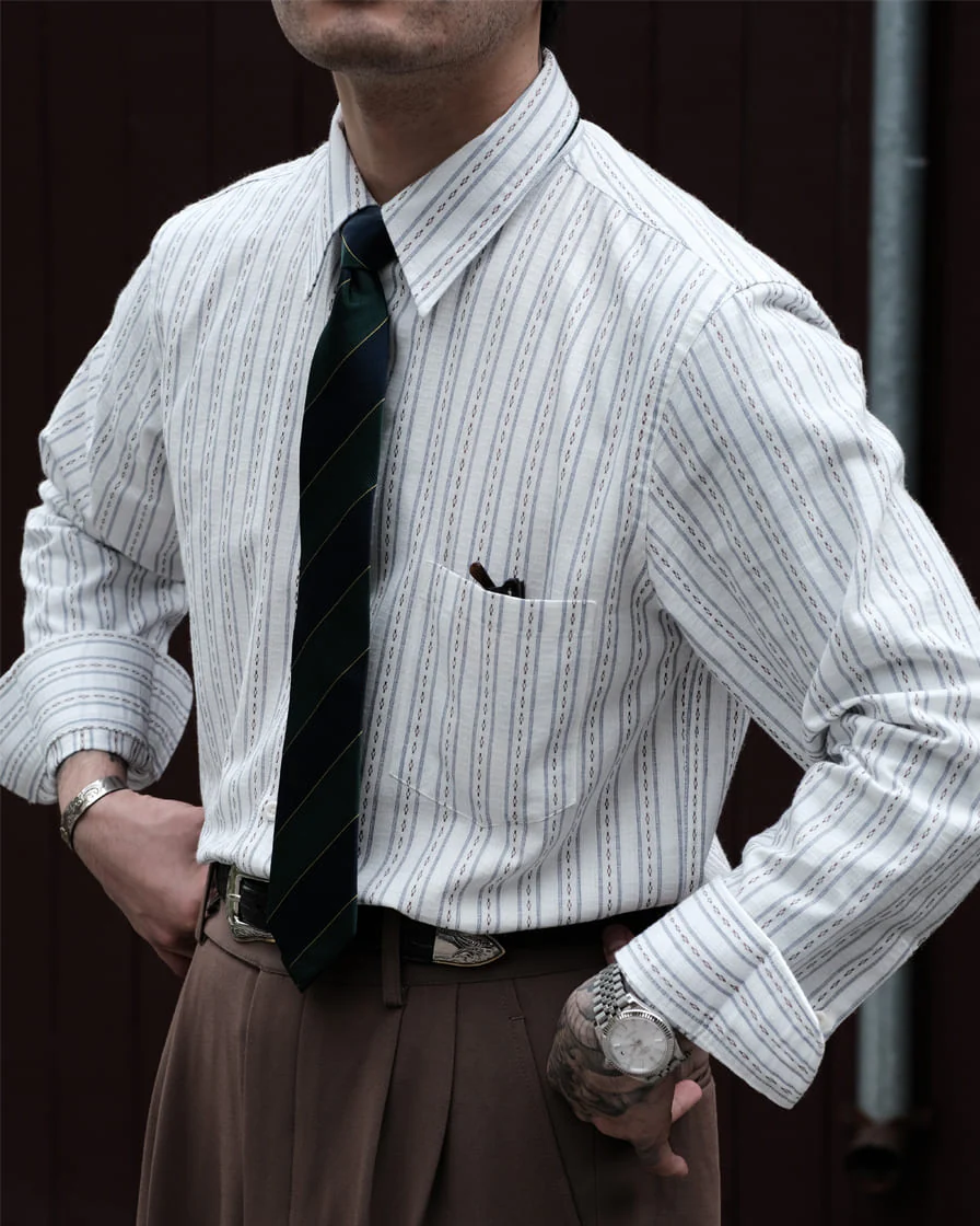 Jacquard Stripe Shirt - Image 3
