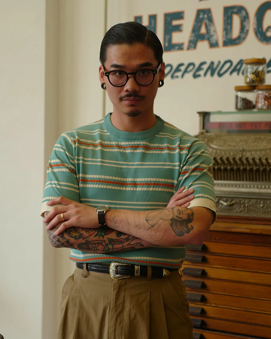 Knitted Stripped Shirt - Image 4