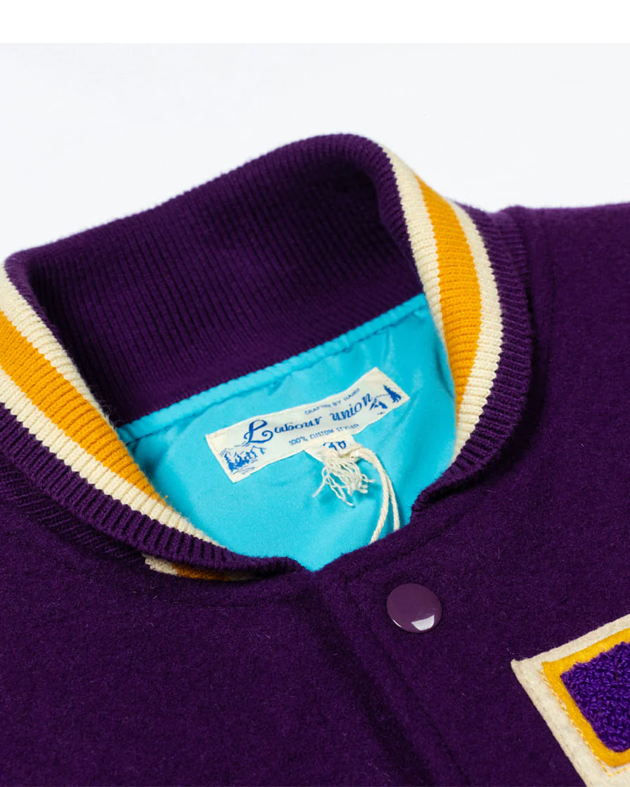 Leather Sleeve Letterman Jacket - Image 4