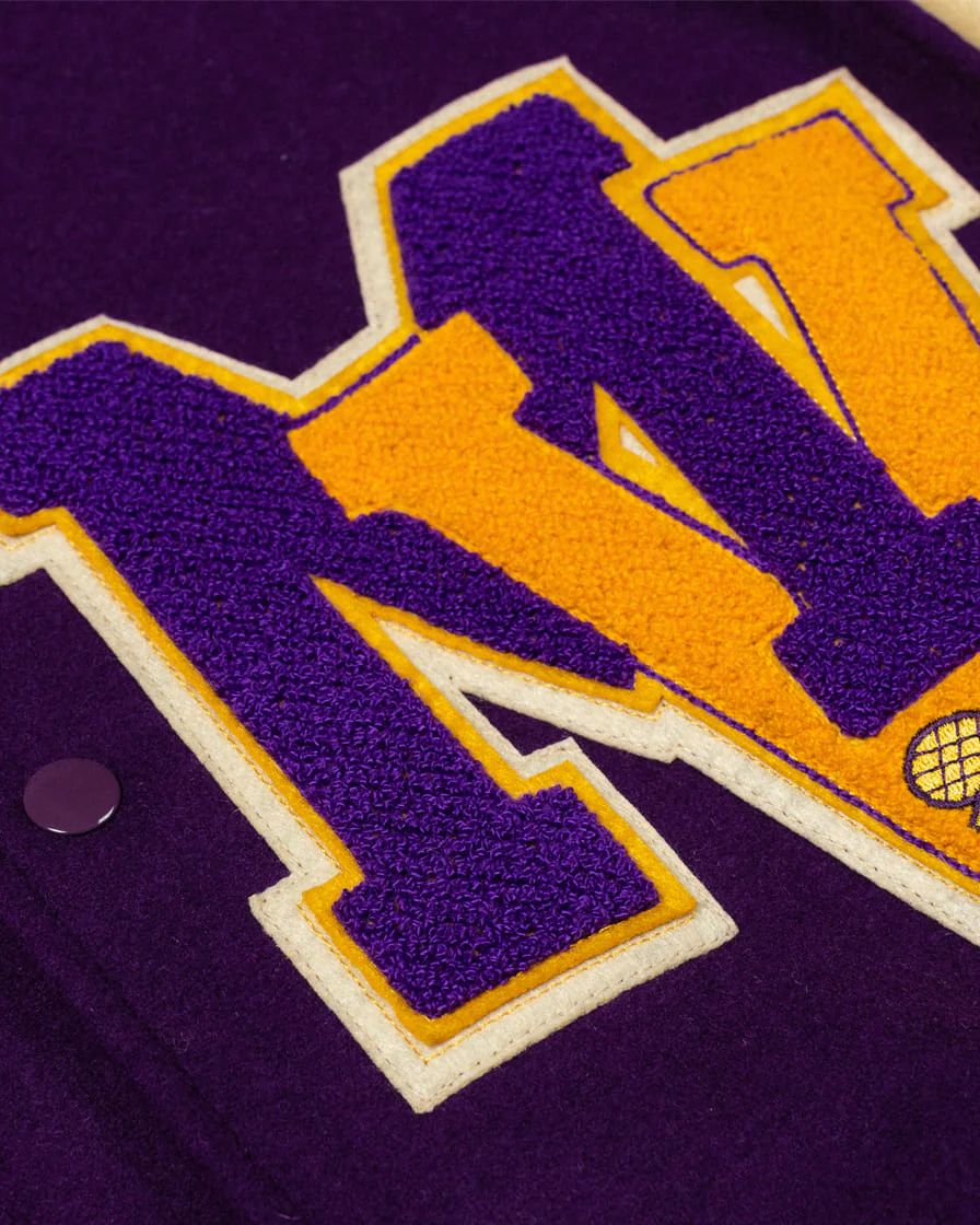 Leather Sleeve Letterman Jacket - Image 8