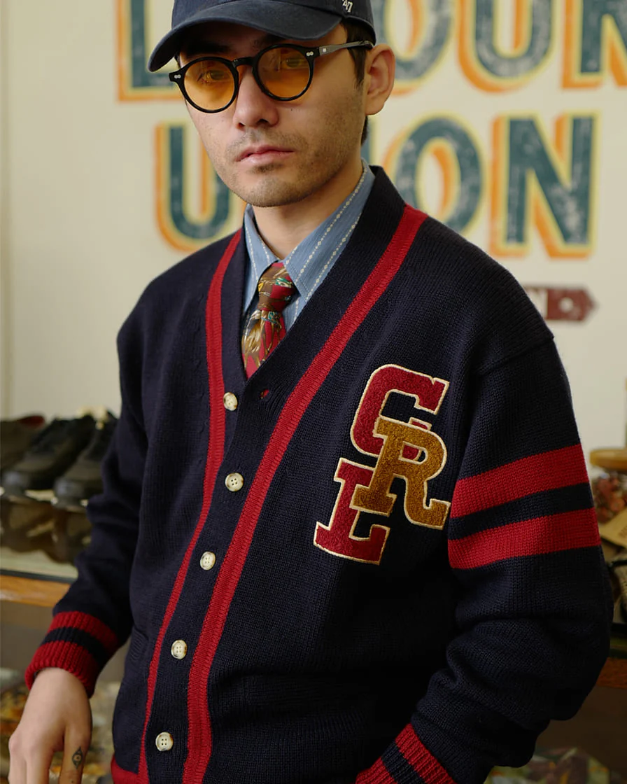 Letterman Wool Cardigan - Image 3