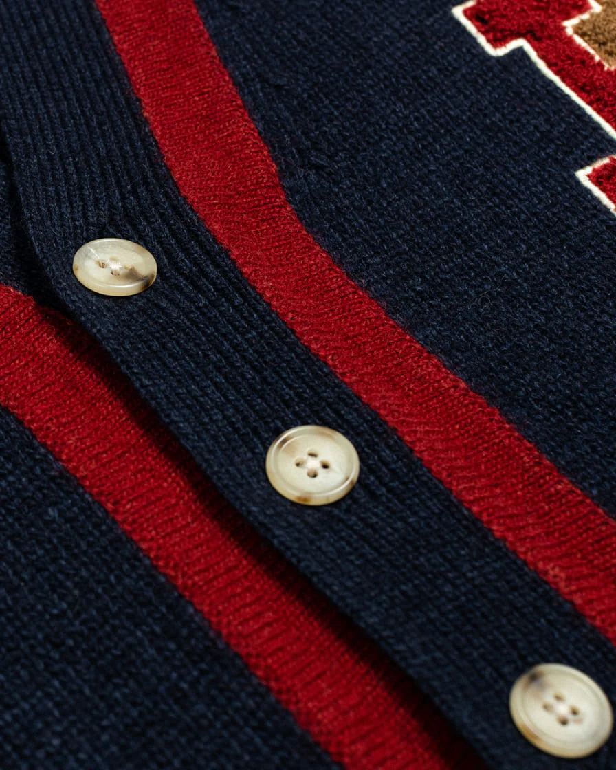 Letterman Wool Cardigan - Image 7