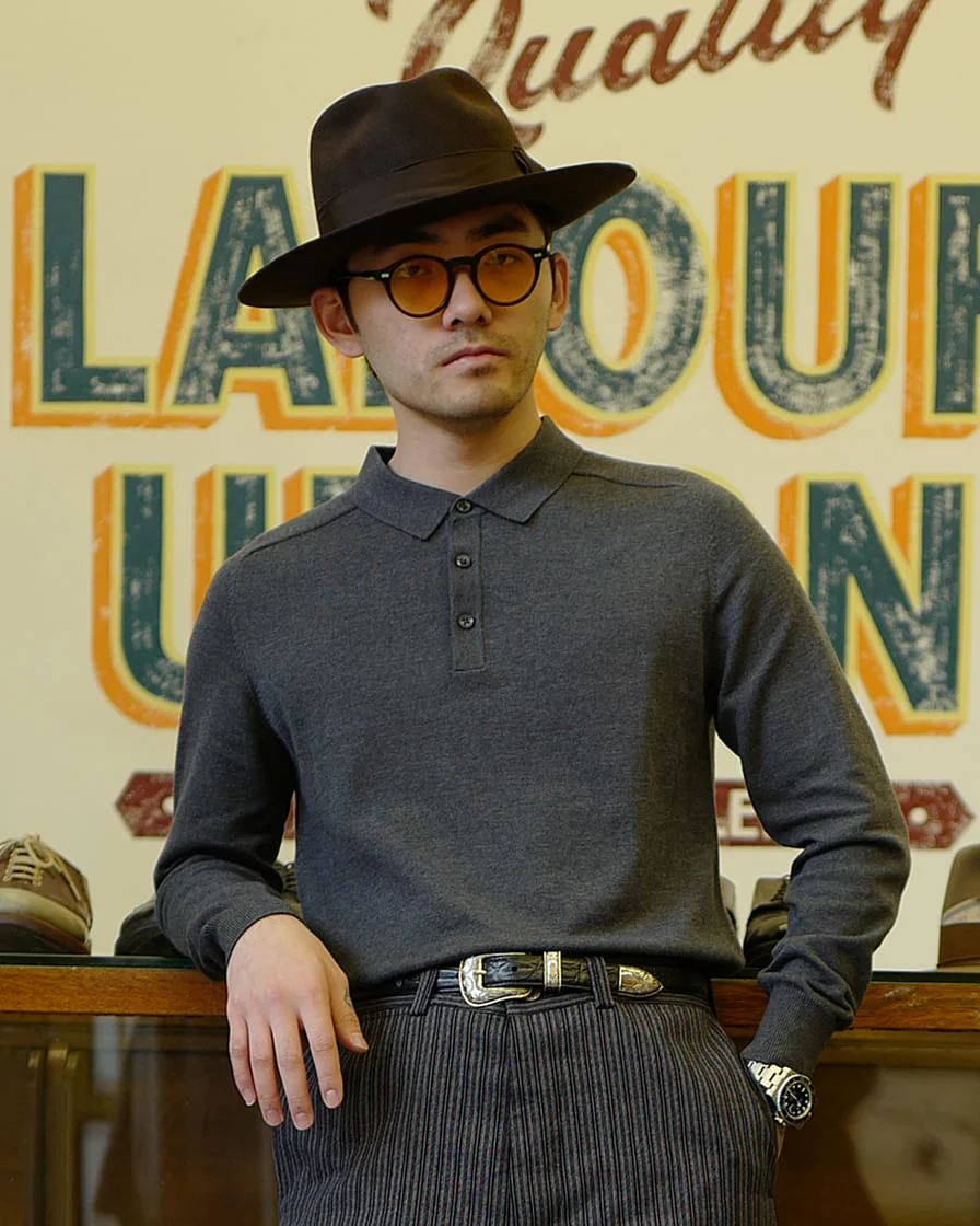 Long-sleeve Polo Shirt - Image 11