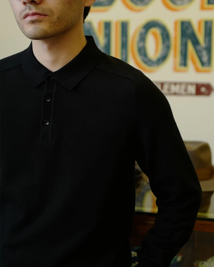 Long-sleeve Polo Shirt - Image 17