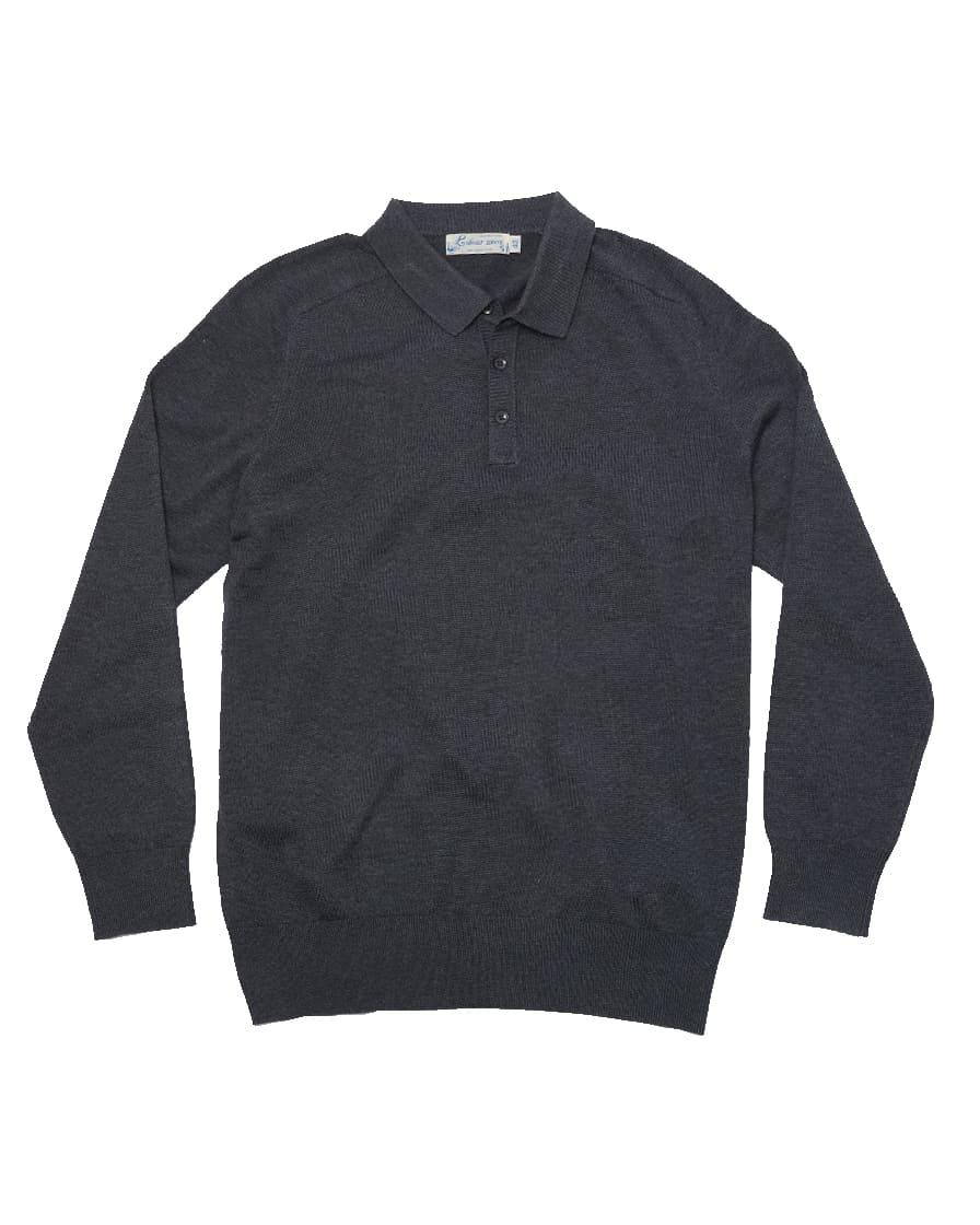 Long-sleeve Polo Shirt - Image 3