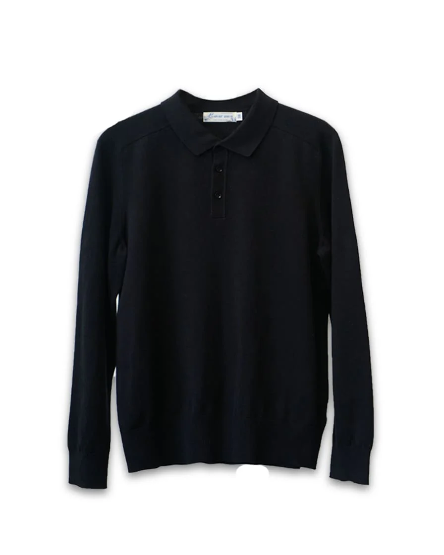 Long-sleeve Polo Shirt - Image 4
