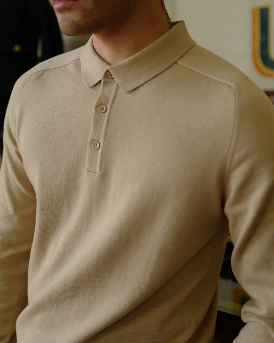 Long-sleeve Polo Shirt - Image 6
