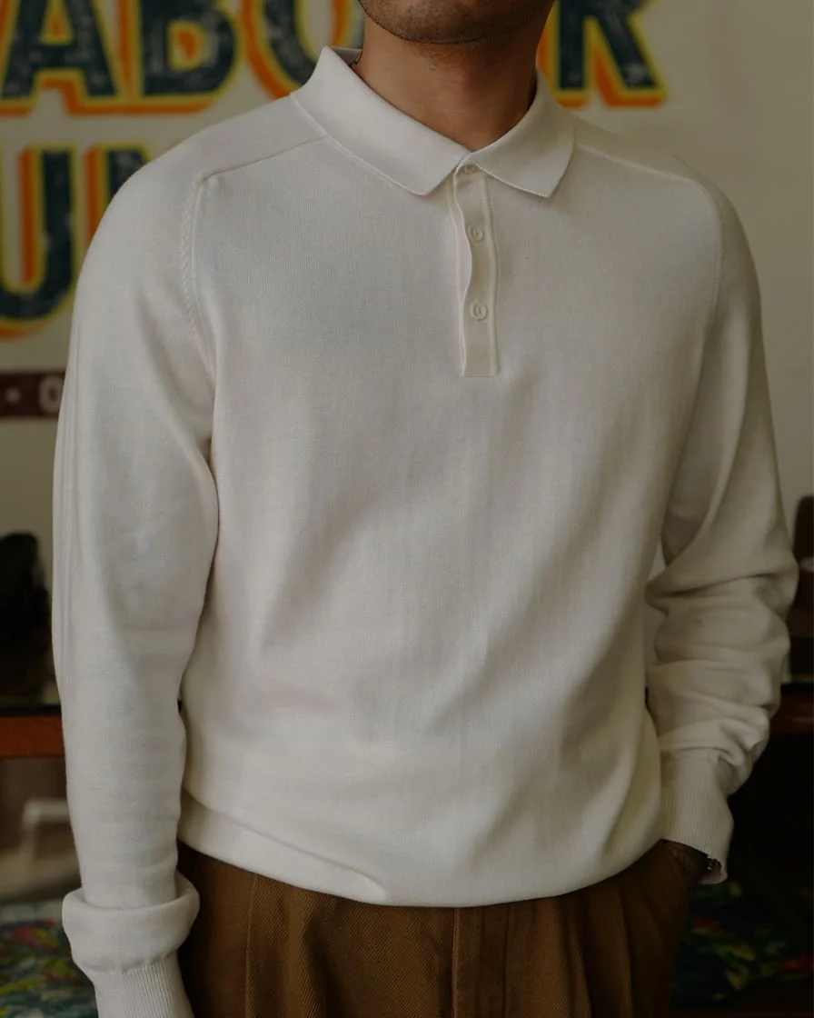Long-sleeve Polo Shirt - Image 7