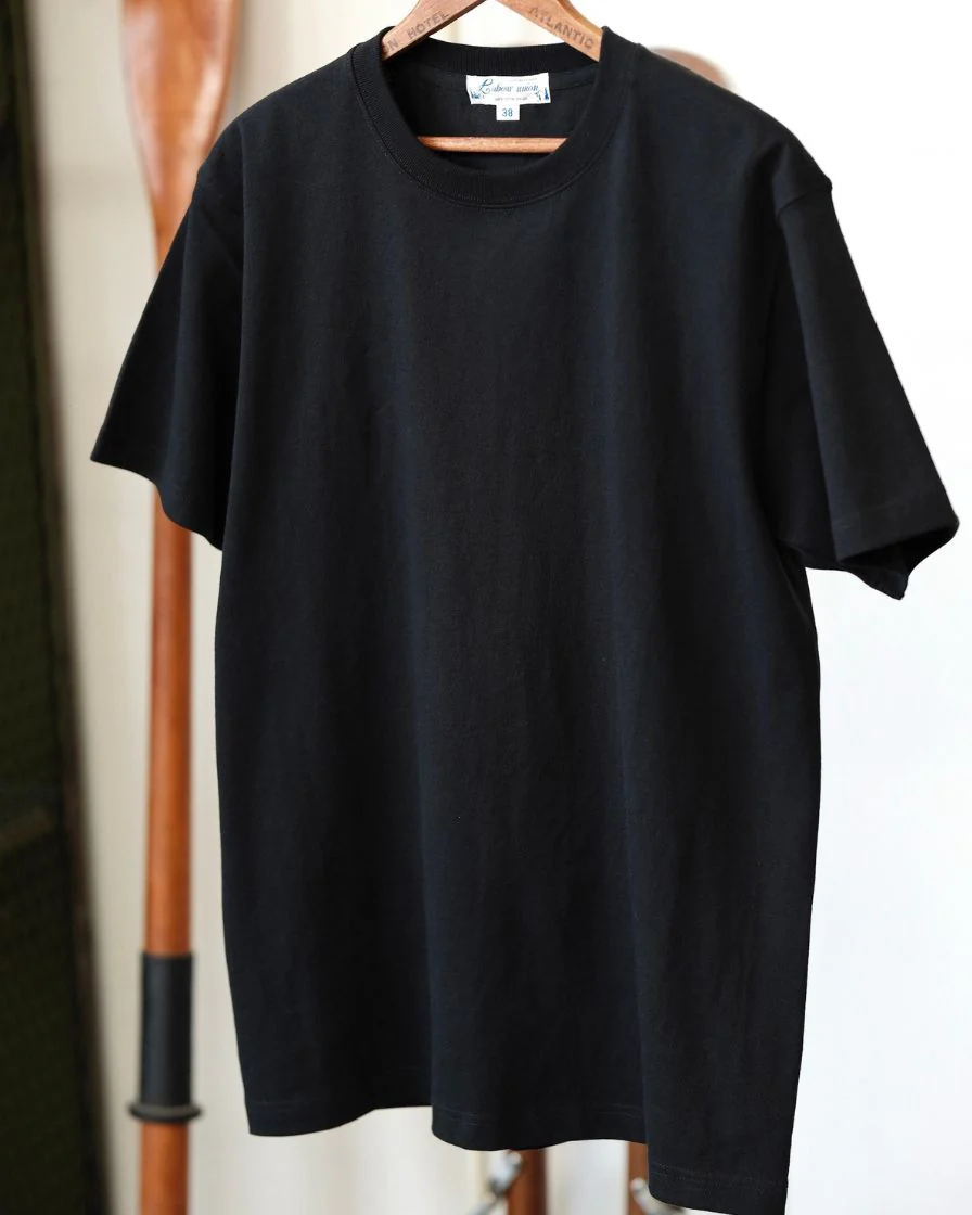 Loopwheeled Black t-shirt (2pcs) - Image 3