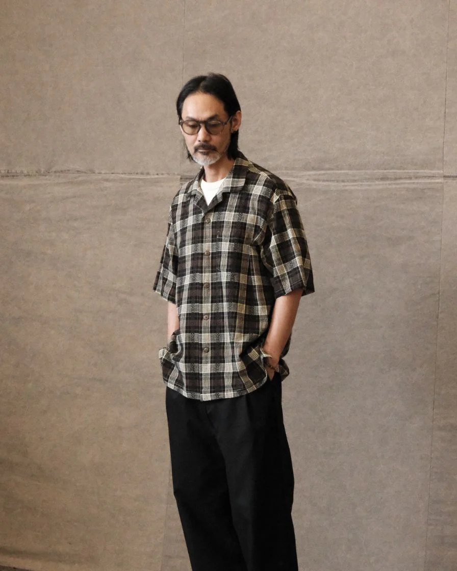 Plaided Guayabera Shirt - Image 4