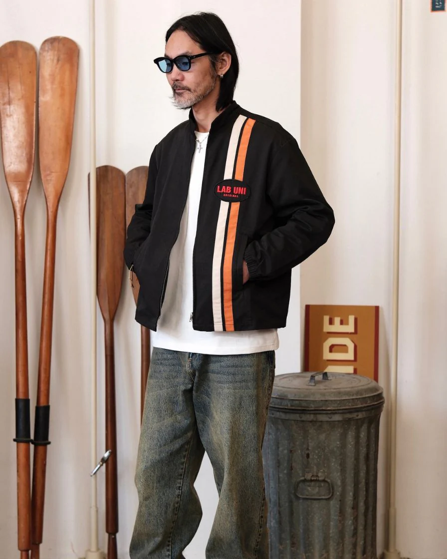 'labour union' racing jacket