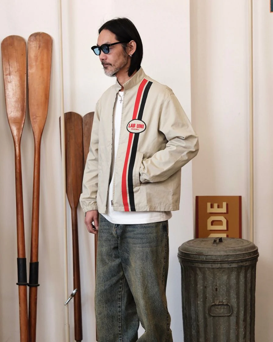 'labour union' racing jacket - Image 4
