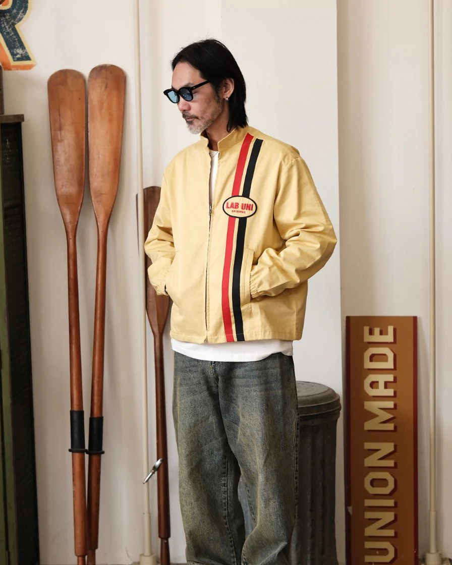 'labour union' racing jacket - Image 7