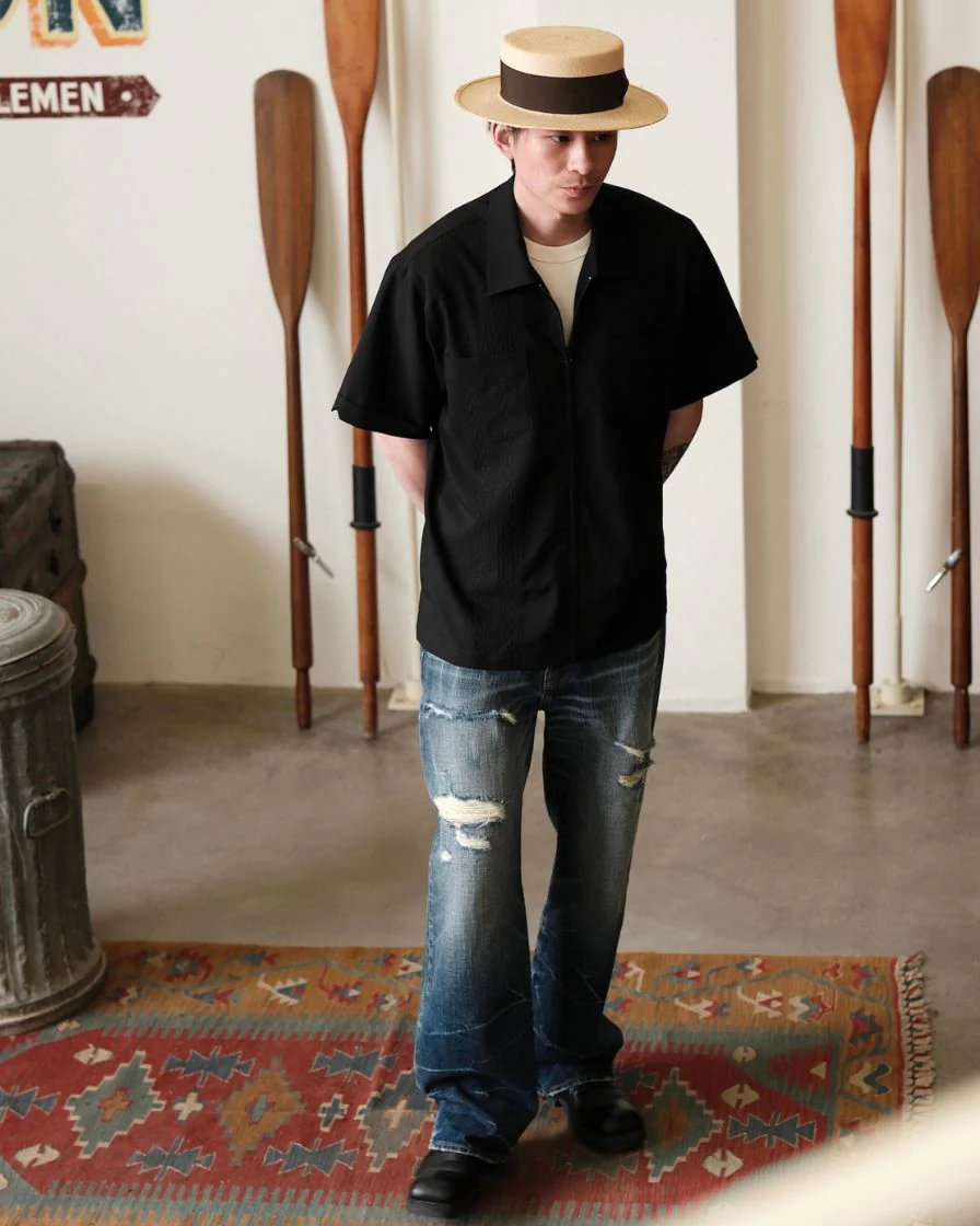 Embroidered Guayabera Jacket - Image 10
